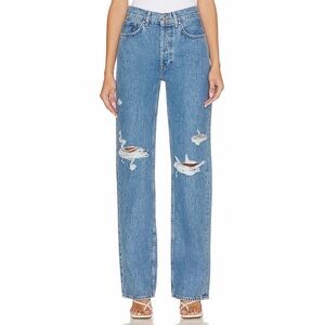 Anine Bing Gio Jean Destructed Blue Bayou